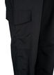 Cropped cargo pants with adjustable elastic, Black, Packshot image number 3