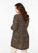 Long-sleeved tunic with a seam, Brown, Model image number 2