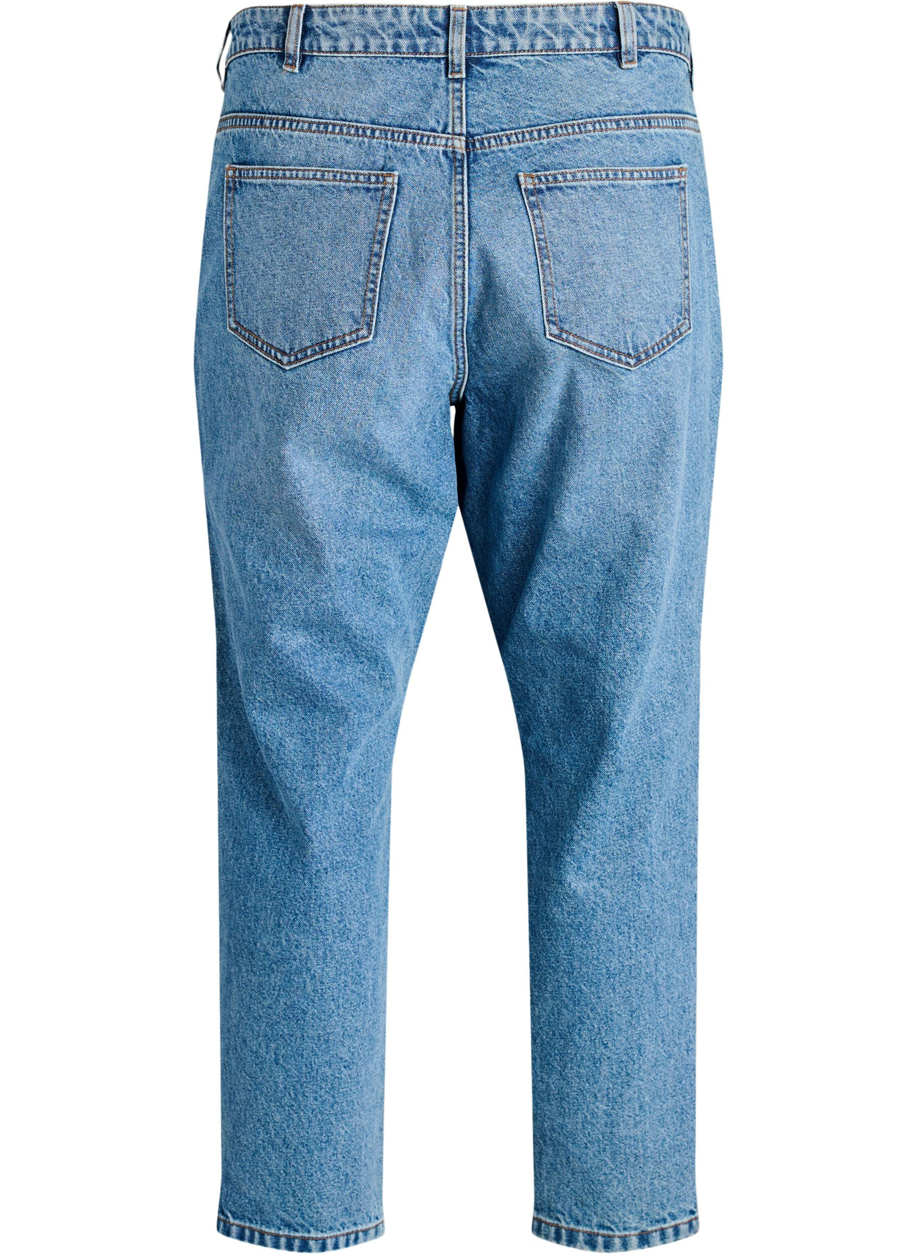 ZizzifashionMille Mom Fit Jeans with high waist, Blue, Packshot image number 1