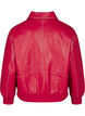 Faux leather bomber jacket, Rhythmic Red, Packshot image number 1