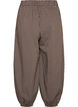 Balloon trousers with a high waist and all-over pattern, Brown, Packshot image number 1