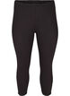 3/4 leggings with buttons, Black, Packshot image number 0