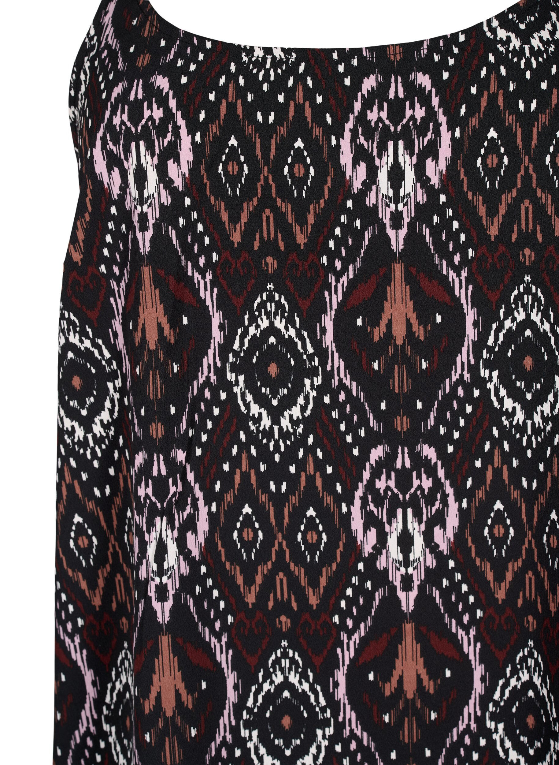 Zizzifashion FLASH - Top with print, Black Rose Ethnic, Packshot image number 2