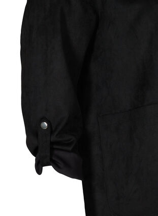 Open jacket with large pockets, Black, Packshot image number 2