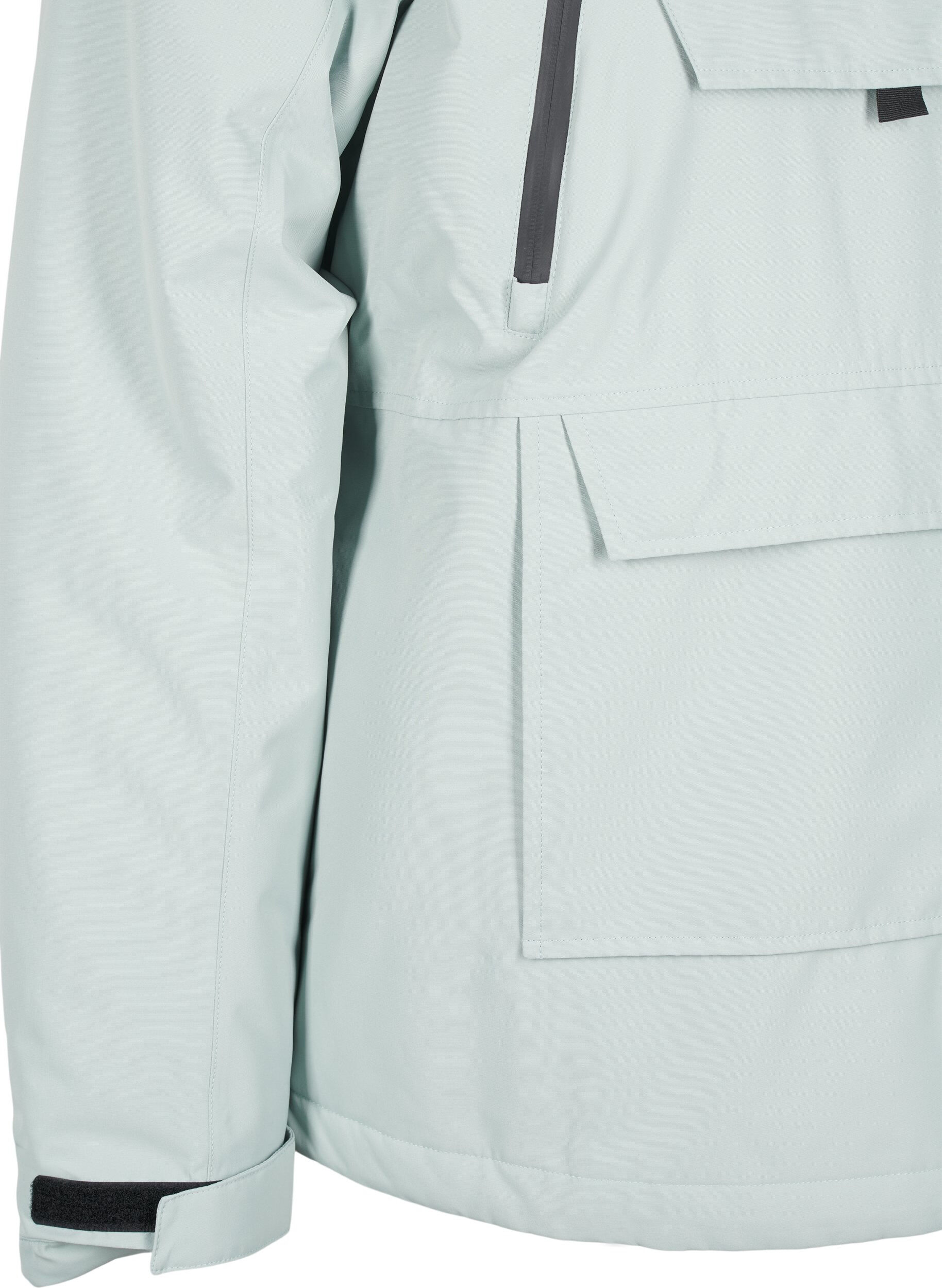 Zizzifashion Functional ski anorak with hood, Green, Packshot image number 3