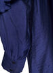 Viscose dress with ruffles and ties, Blue, Packshot image number 3