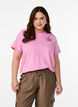 T-shirt with chest pocket, Pink, Model image number 0