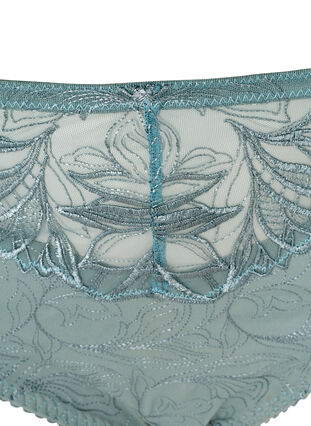 Knickers with embroidery and regular waist height, Stormy Sea, Packshot image number 2