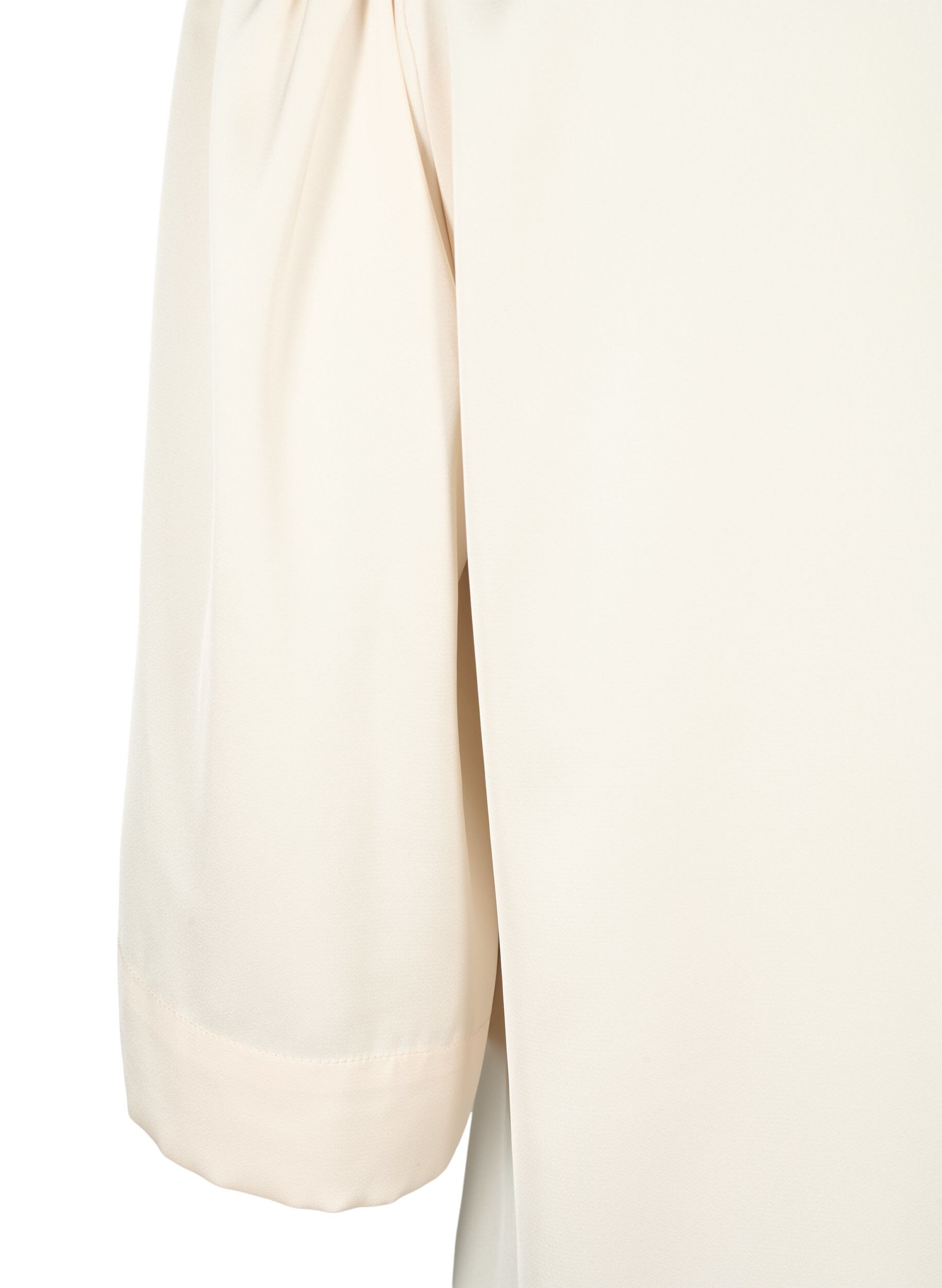 Zizzifashion Satin blouse with half-length sleeves, Champagne, Packshot image number 3