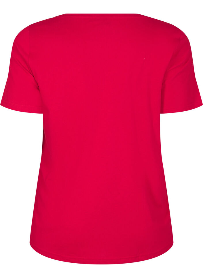 FLASH - T-shirt with motif, Red, Packshot image number 1