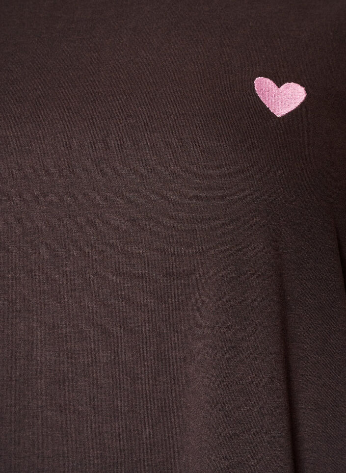 T-shirt with motif, Brown, Packshot image number 2