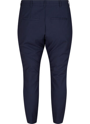 Classic ankle-length trousers with high waist, Night Sky, Packshot image number 1