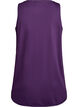 Workout top with v-neck, Purple, Packshot image number 1