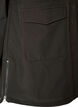 Water-repellent softshell jacket with quilted lining, Black, Packshot image number 1