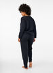 Modal-blend trousers with elasticated waistband, Black, Model image number 1