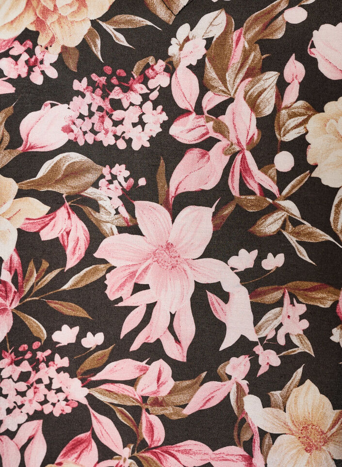 Viscose blouse with V-neck, Rose, Packshot image number 2