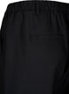 Straight fit trousers with high waist, Black, Packshot image number 3
