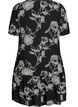 Viscose dress with cutline, Black, Packshot image number 1