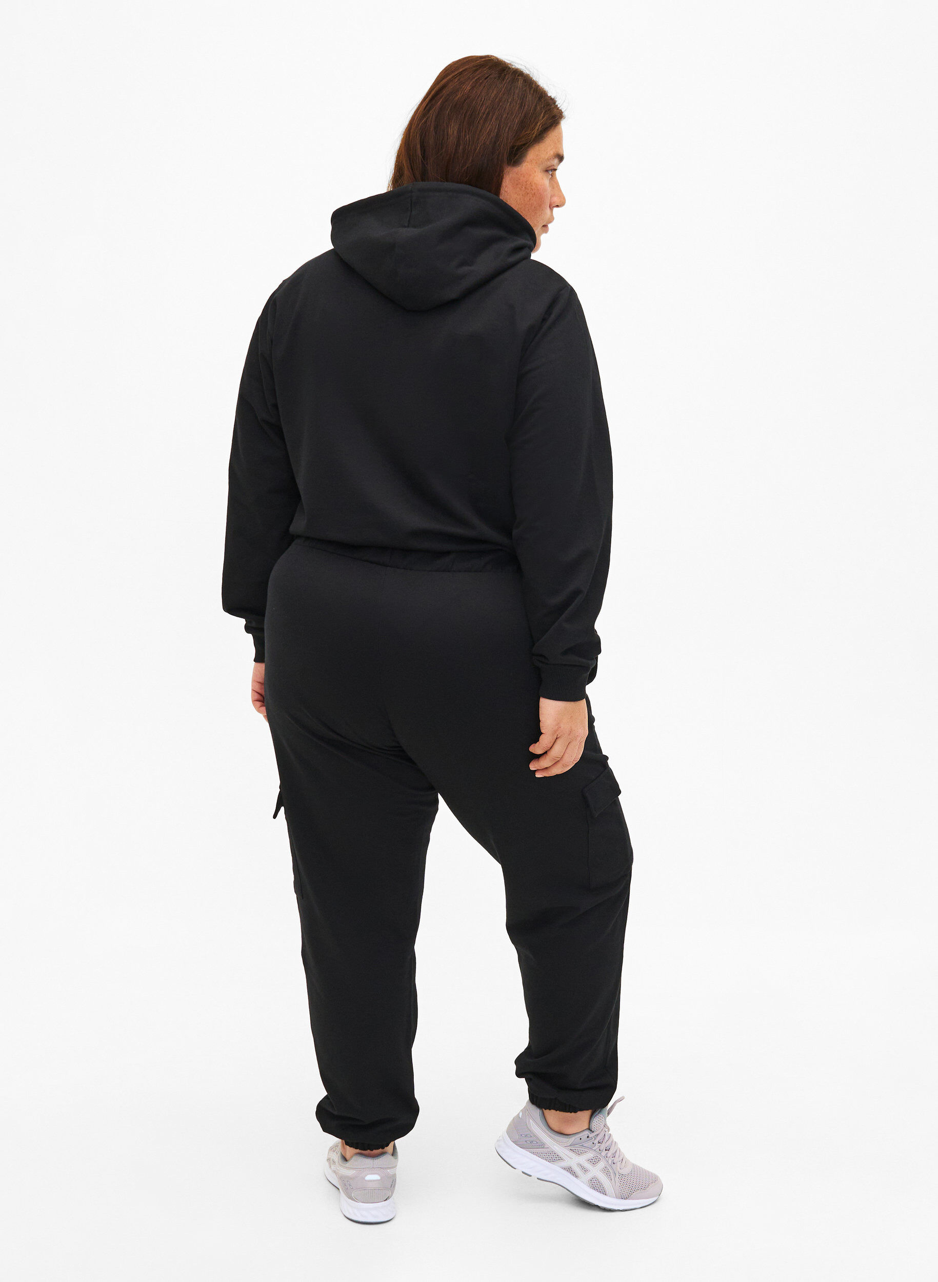 Zizzifashion Sweatpants with cargo pockets, Black, Model image number 1