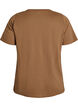 T-shirt with motif, Brown, Packshot image number 1