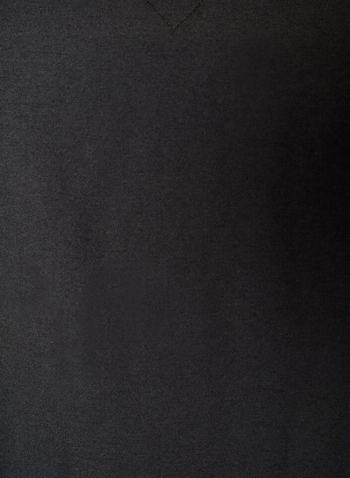 Viscose blouse with V-neck, Black, Packshot image number 2