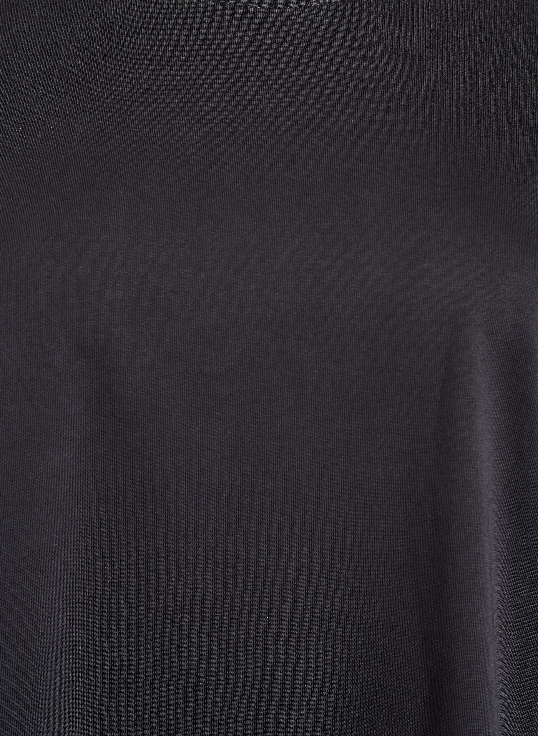 Zizzifashion Oversized T-shirt with half sleeves, Black, Packshot image number 2