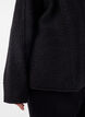 Loose cardigan with pockets, Black, Model image number 3