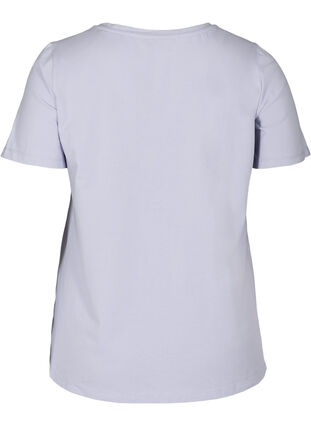 Basic t-shirt with v-neck, Cosmic Sky, Packshot image number 1