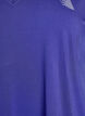 Loose training t-shirt with v-neck, Purple, Packshot image number 2