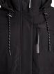 Water-repellent parka with a hood and functional details, Black, Packshot image number 2