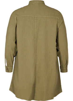 Tunic in cotton, Ivy green, Packshot image number 1