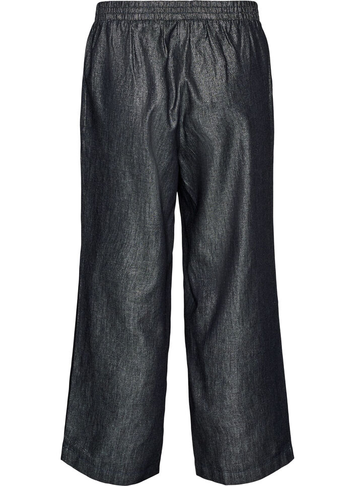Straight leg jeans with glitter thread, Grey, Packshot image number 1