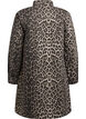 Long-sleeved denim dress with leopard print, Leo AOP, Packshot image number 1