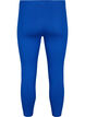 Basic 3/4-length viscose leggings, Blue, Packshot image number 1