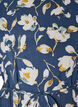 Ankle-length dress with flutter sleeves and tie-waist, Blue, Packshot image number 2