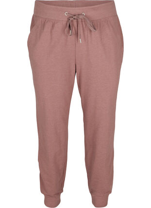 Sweatpants with pockets, Rose Taupe Melange, Packshot image number 0