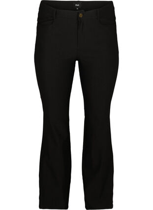 Bootcut trousers, Black, Packshot image number 0