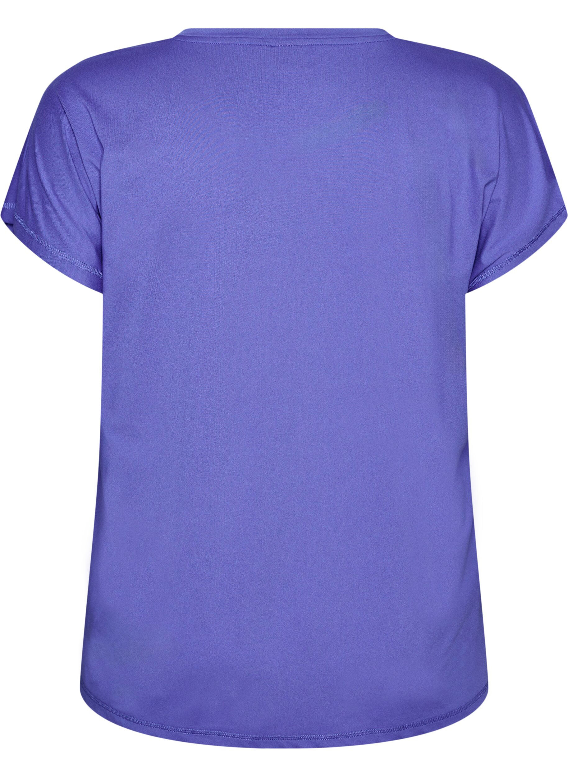 ZizzifashionSolid-coloured training T-shirt, Blue, Packshot image number 1