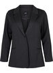Simple blazer with button, Dark Grey, Packshot image number 0