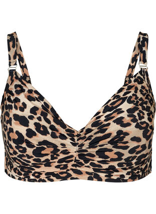 Bikini top, Leopard Print, Packshot image number 0
