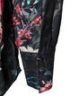 Floral blouse with woven texture, Black, Packshot image number 3