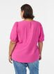 Viscose blouse with 1/2 sleeves, Rose, Model image number 2