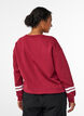 Sweatshirt with statement detail, Red, Model image number 2