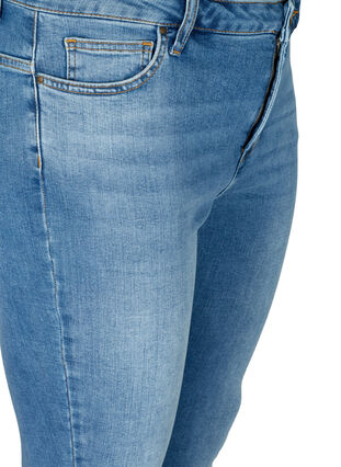 Extra slim fit Nille jeans with a high waist, Light blue denim, Packshot image number 2