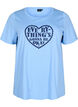 Cotton T-shirt with motif, D.R.Blue w. Every, Packshot image number 0