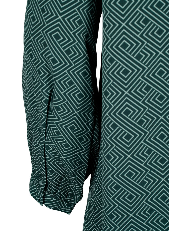 V-neck dress with print, Scarab Graphic AOP, Packshot image number 3