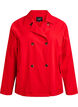 Short trench coat with pockets, Red, Packshot image number 0
