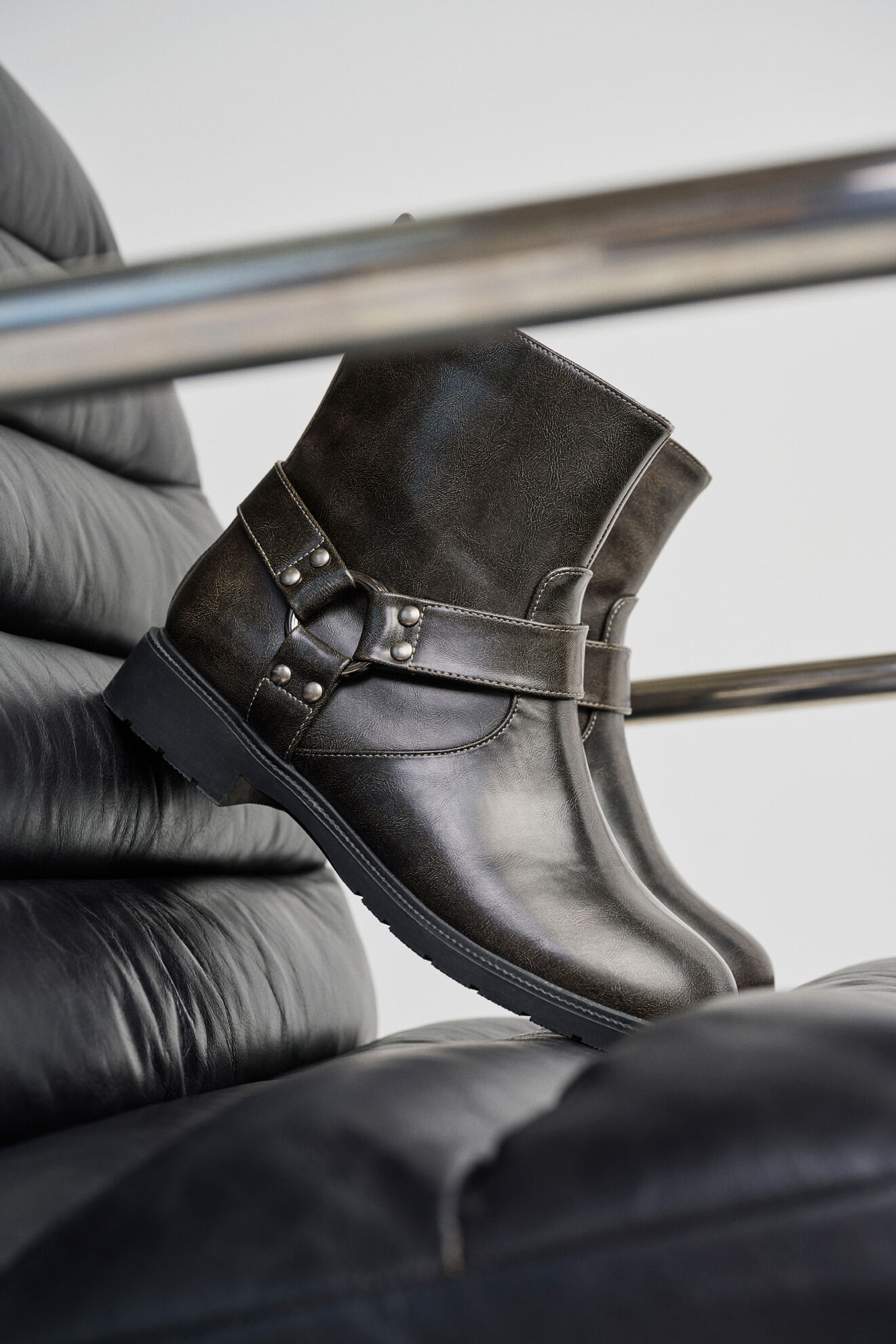 Zizzifashion Short biker boot, , Model