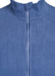 Fleece top with zipper and high collar, Blue, Packshot image number 2