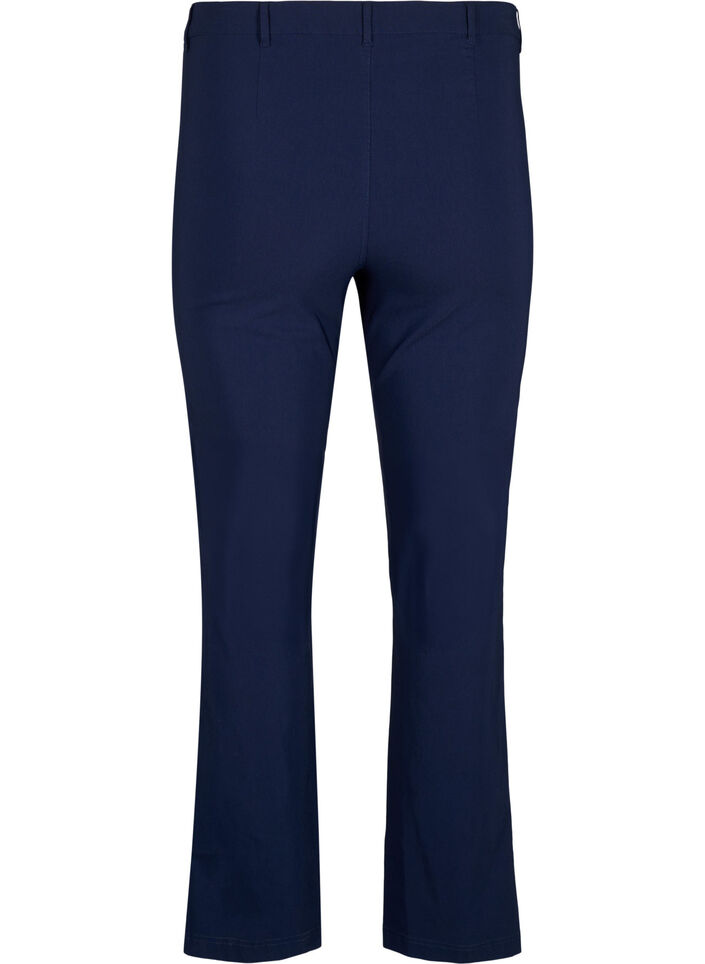 Classic pants in a viscose mix, Blue, Packshot image number 1